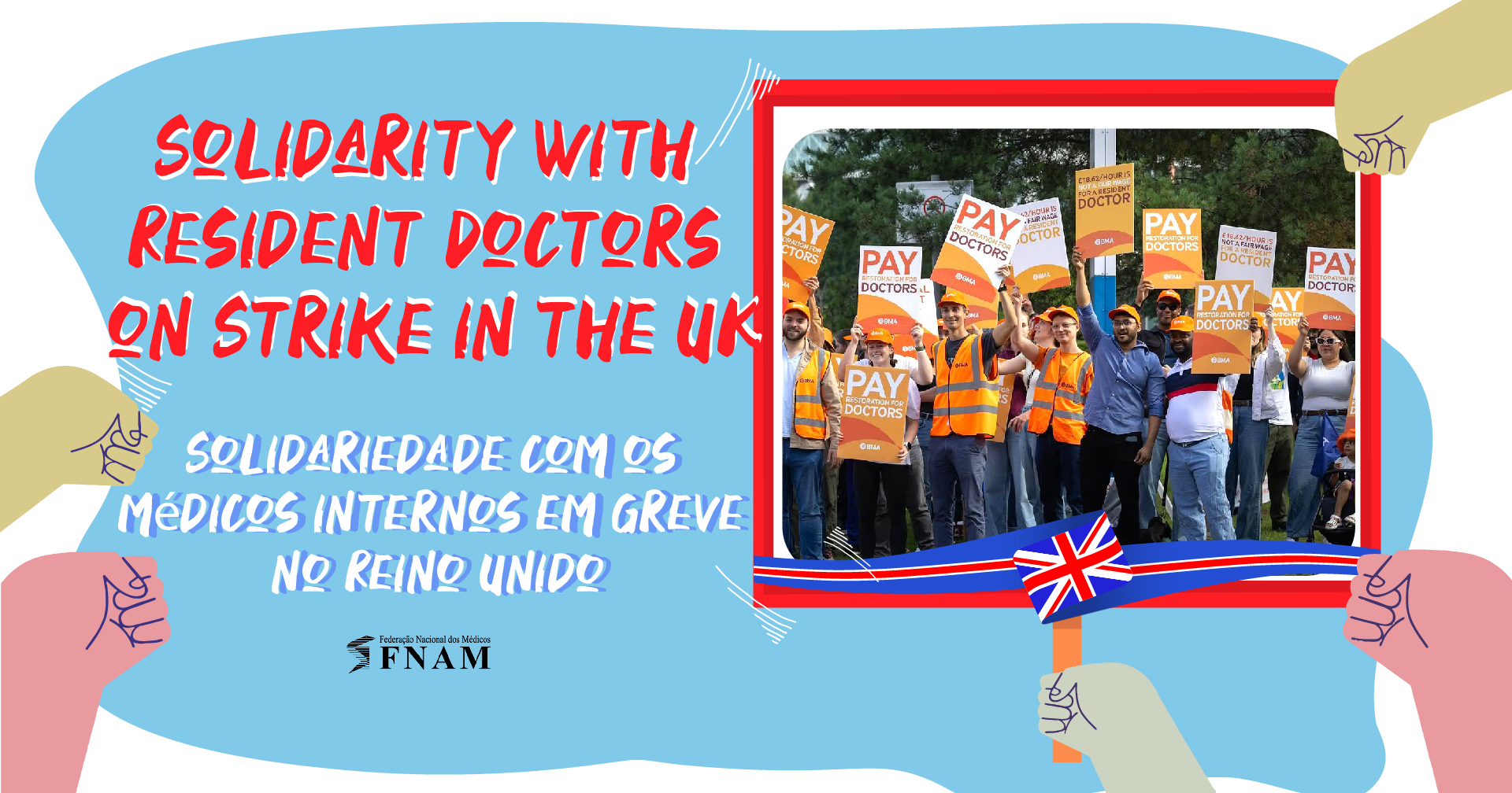 FNAM in Solidarity with Striking Resident Doctors in the United Kingdom